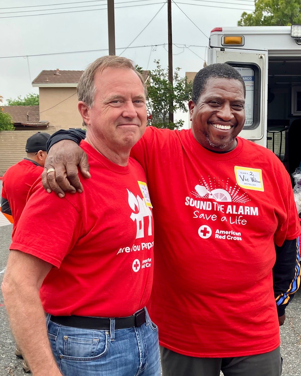 I Looked Up and the Red Cross Was There