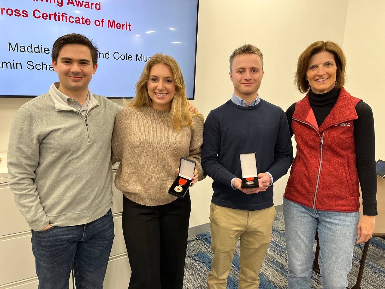 Maddie Olstein and Cole Murphy recognized as heroes