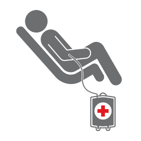 blood donor icon.