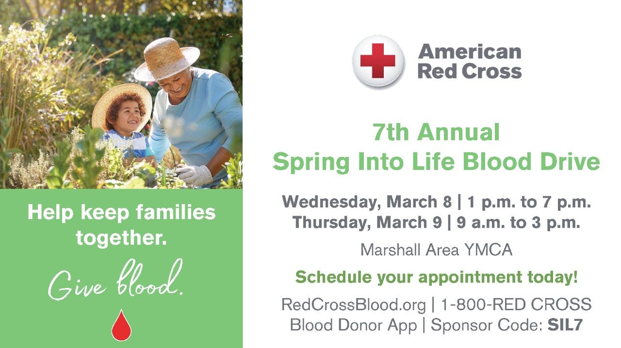 Help Save Lives During Red Cross Month at the Annual Spring into Life Blood Drive