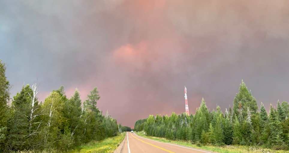Red Cross turns wildfire evacuation point in Babbitt into overnight shelter