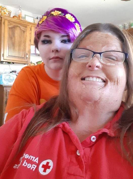 Jenna with her mom Jenny Solomon