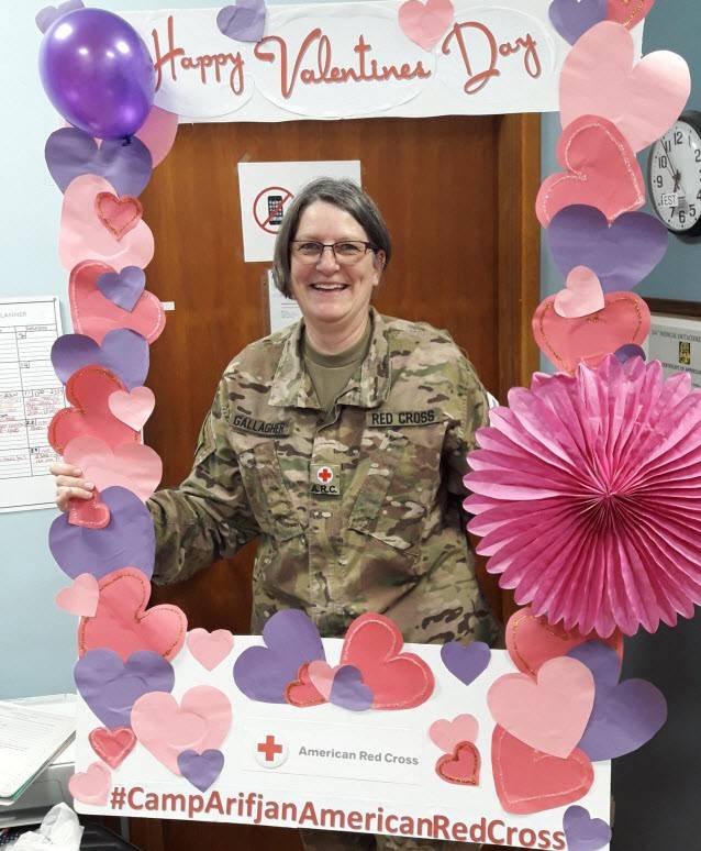 Gaby Gallagher, Red Cross Service to the Armed Forces
