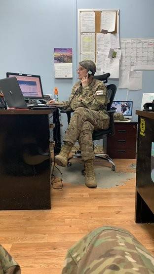 Gaby Gallagher, Red Cross Service to the Armed Forces