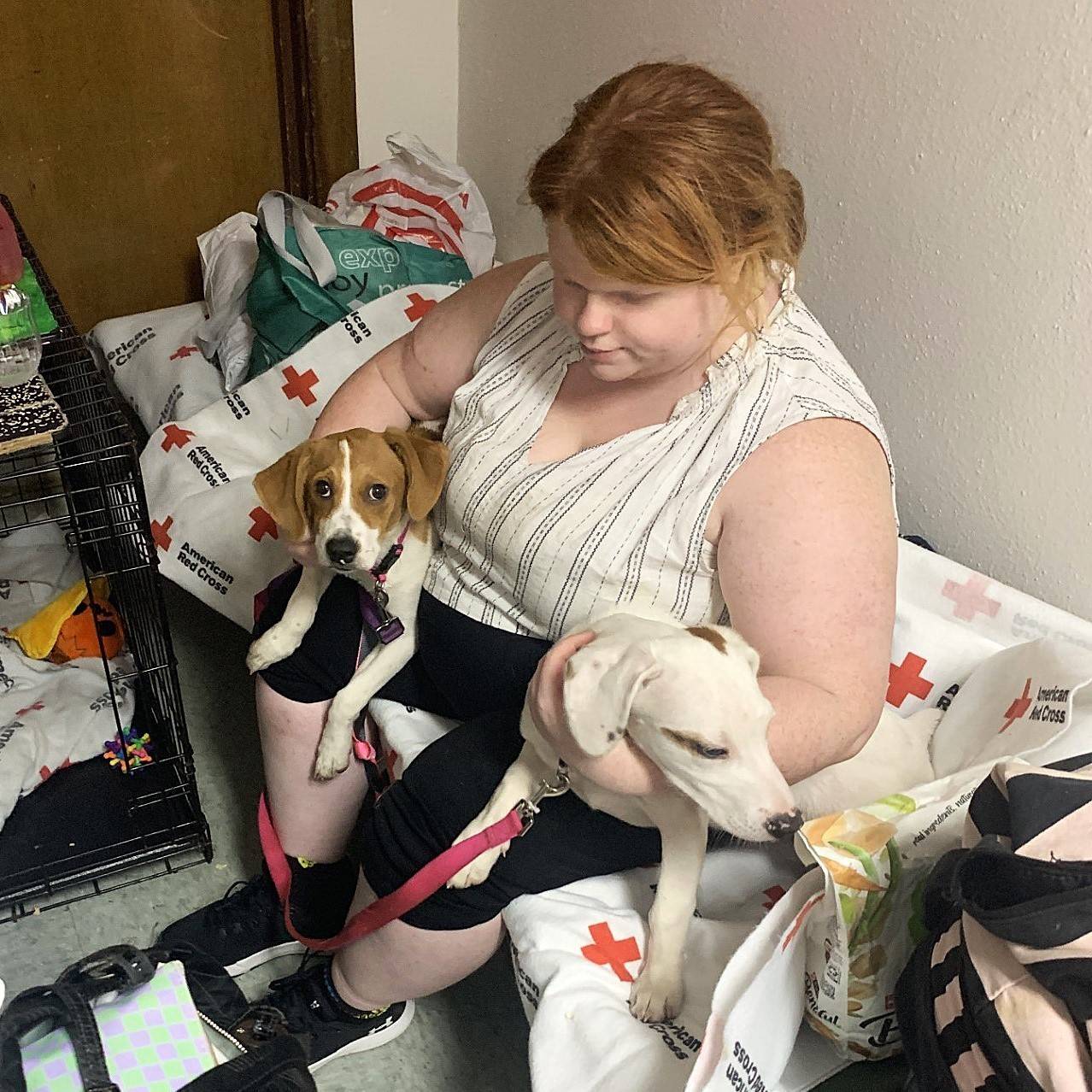 Ravin Roper and her dogs