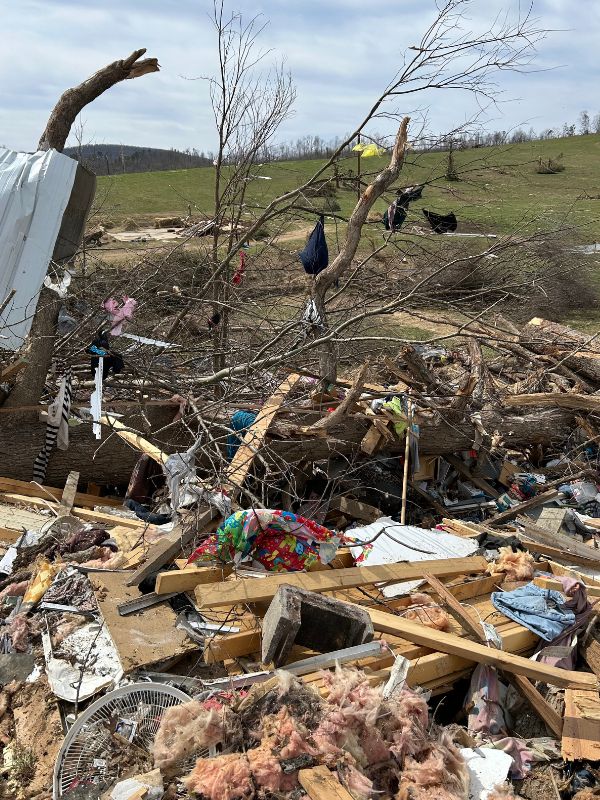 tornado damage in piedmont, missouri.