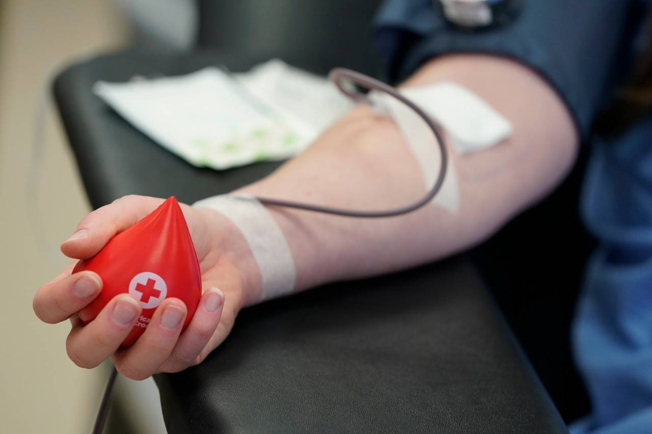 March 11, 2019. Monroe Carell Jr Children's Hospital at Vanderbilt, Nashville, Tennessee. Photographs from blood bank at Vanderbilt University Medical Center, blood donations at Red Cross on Monday, March 11, 2019 in Nashville, Tenn. Photo by Sanford Myers/American Red Cross