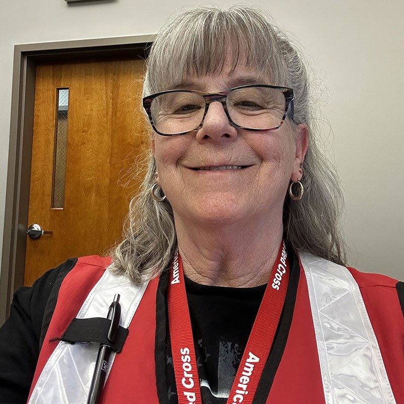 Red Cross volunteer Carylon Morgan headshot.