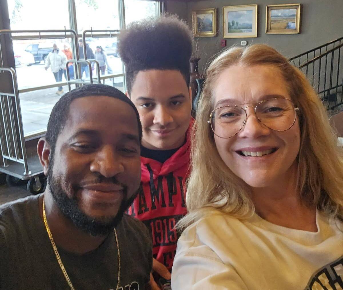 Trayson Harrell, seen here with his dad Eric and mom Amy, was diagnosed with sickle cell disease shortly after his birth. A lifesaving bone marrow transplant, supported by dozens of blood transfusions gave him a second chance.