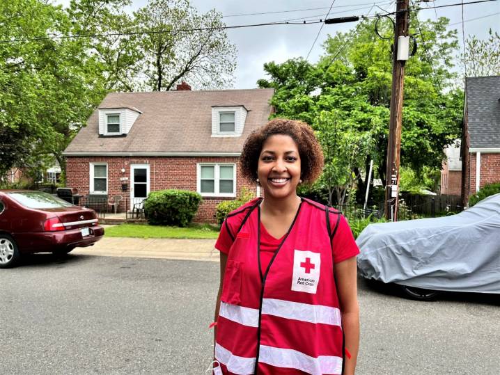 Red Cross Board Member Defines Service