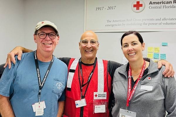 NJ volunteers during Hurricane Milton disaster relief operation in Tampa, FL