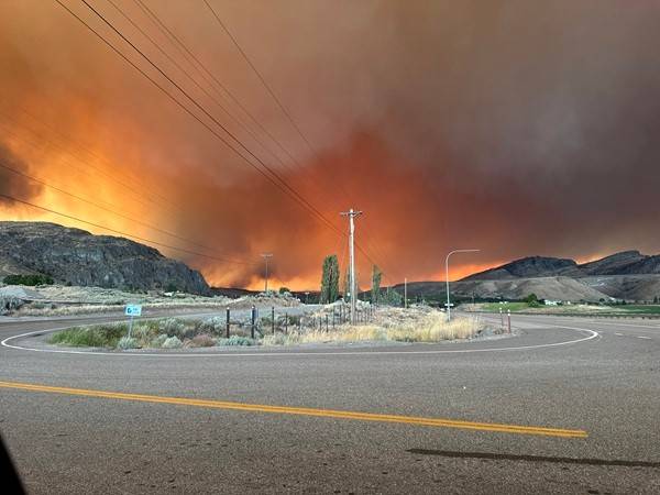 August 4, 2026. Tonasket, Washington.Washington State Wildfires.Photo by Melissa Falk/American Red Cross