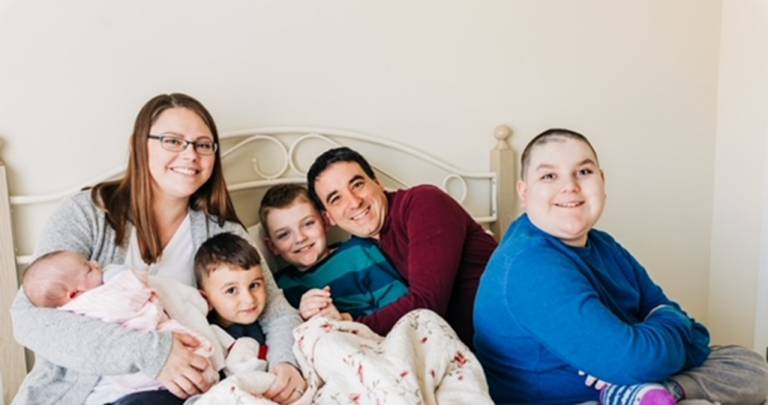Brian Tarantino and family
