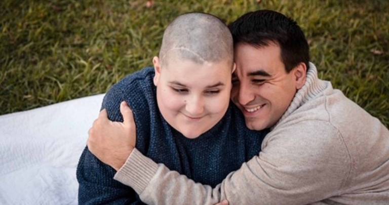 Brian Tarantino and his son Nathan