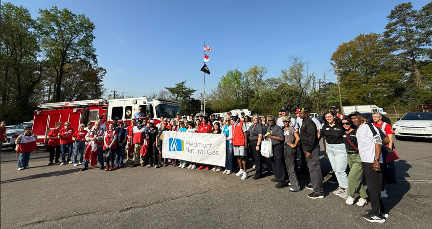 American Legion Post 262 Sound the Alarm group photo.
