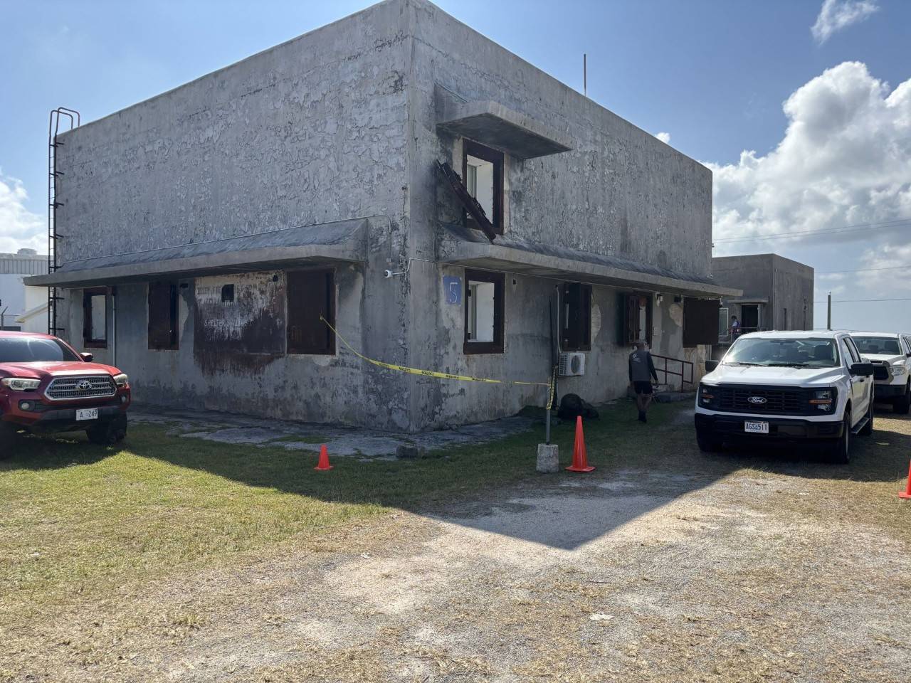 Meres shared these photo of the Saipan Red Cross building, which once served as a Japanese bunker during World War II. The walls still show signs of its history, including bullet marks that reflect the past conflict that impacted the area