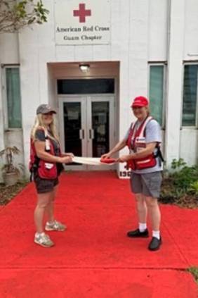 Red Cross Volunteer Diana Buckley Deployed to Guam after Typhoon Mawar ...