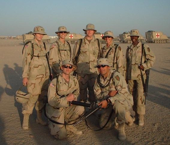 Paula Lebov serving in Iraq