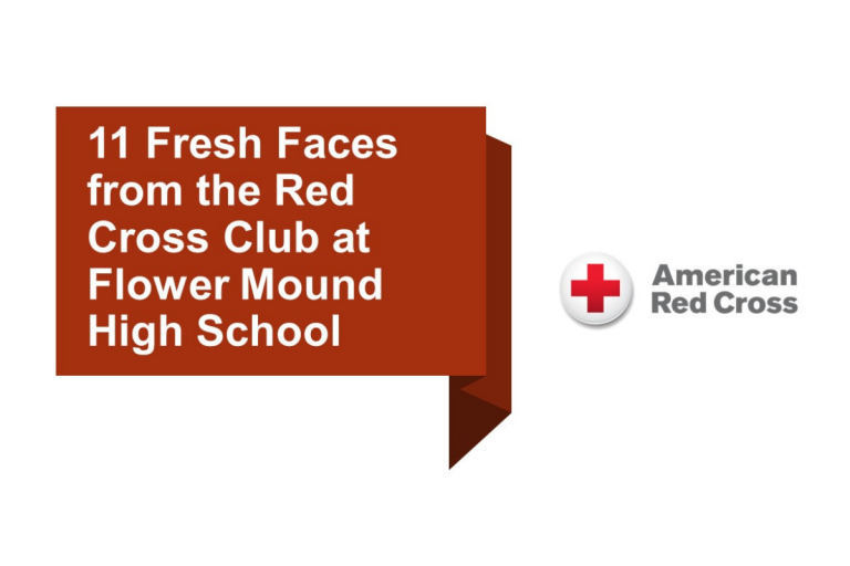 11 fresh faces red cross club at flower mound high school