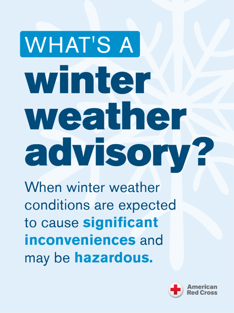 what's a winter weather advisory