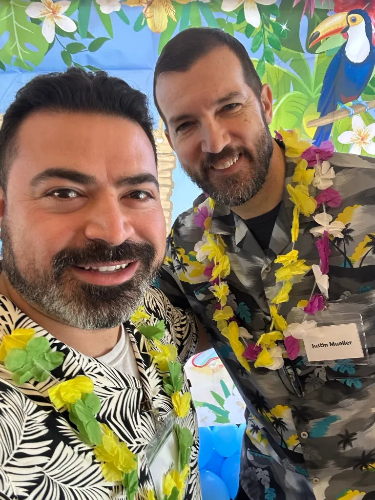 justin with former ceo