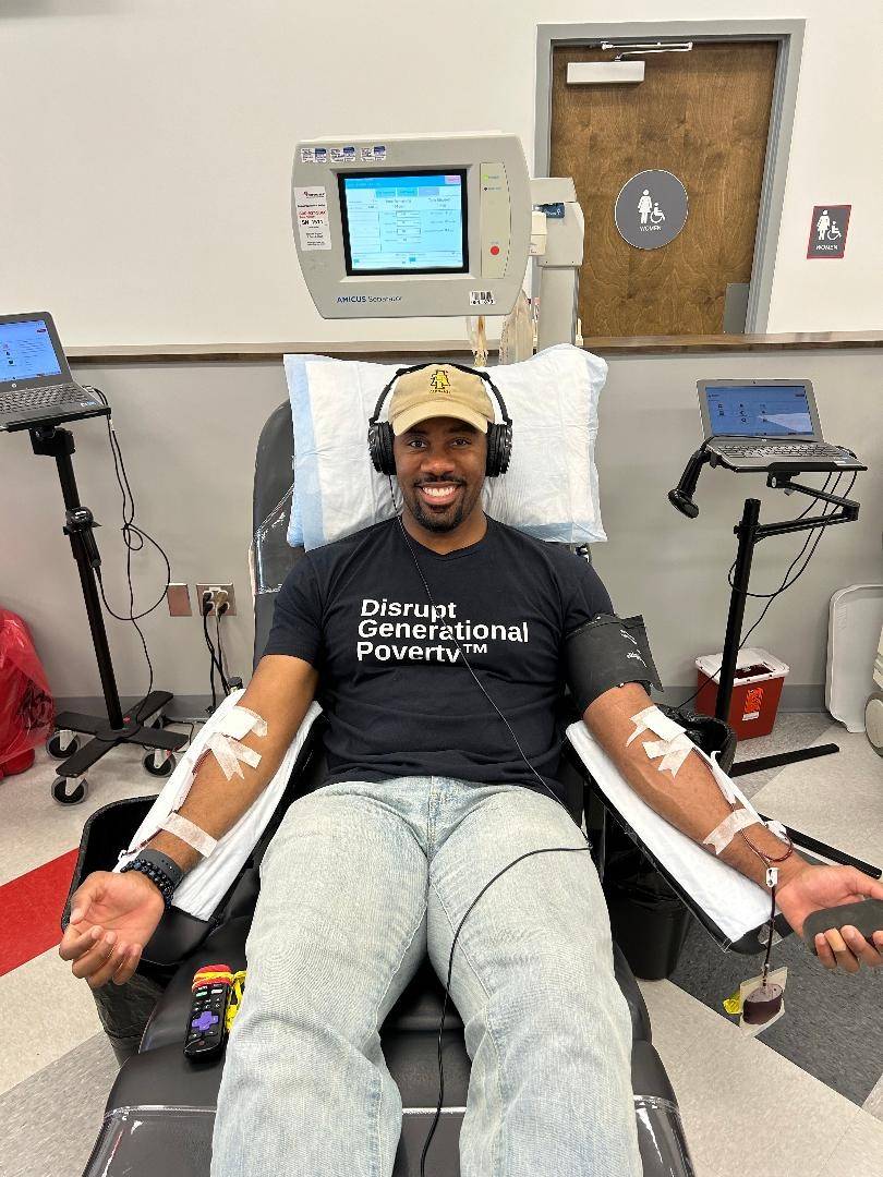 photo of blood donor jasper smith
