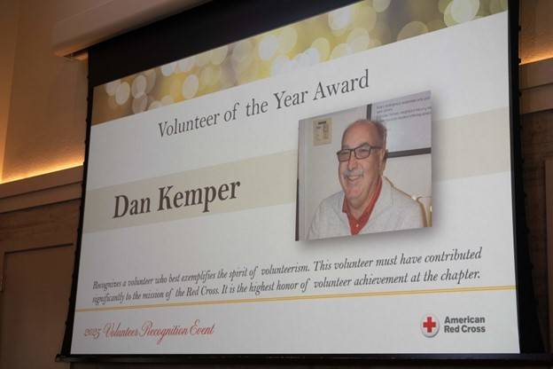 Dan Kimper’s award announcement