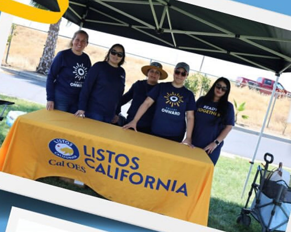 The Valley Onward team group photo at an outside event.