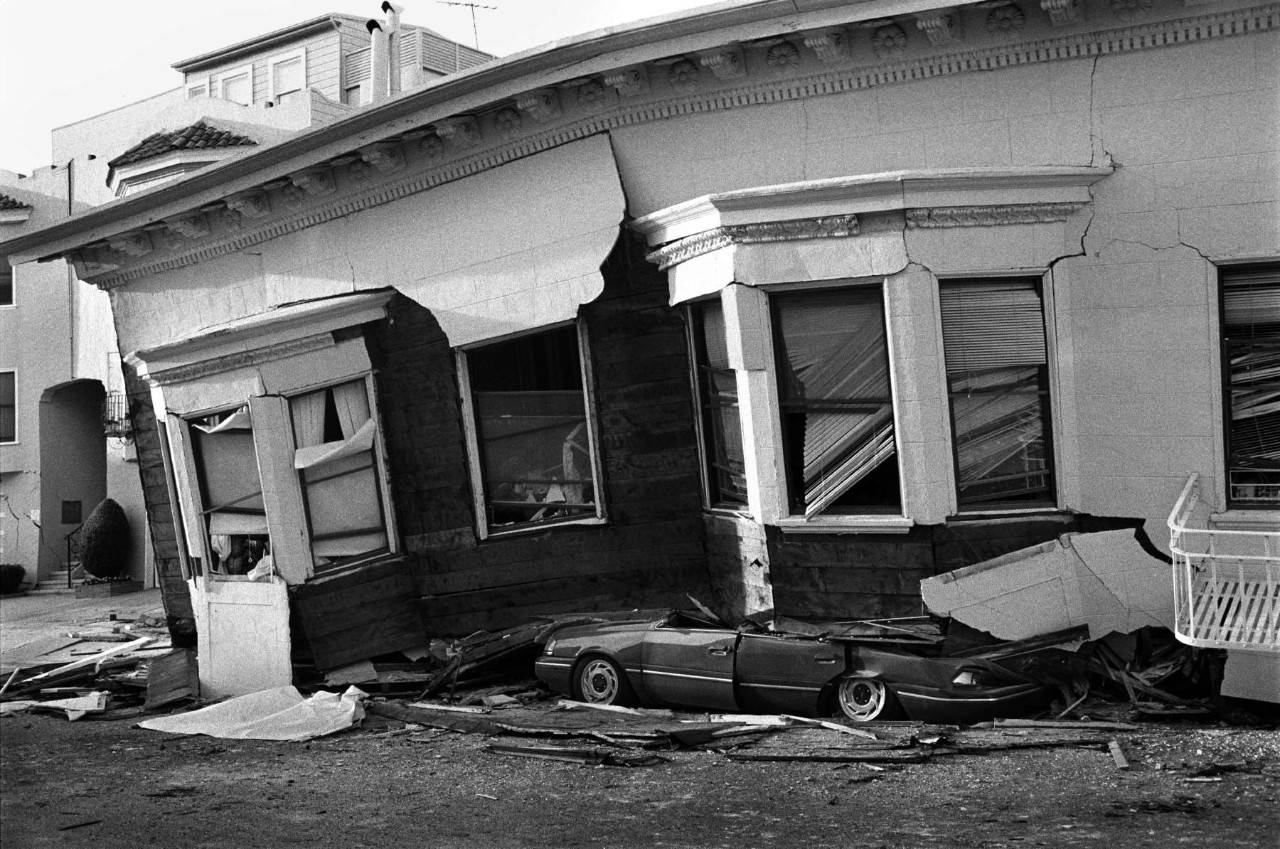 In San Francisco, California, the Loma Prieta earthquake caused extensive damage to homes, cars and other personal property.