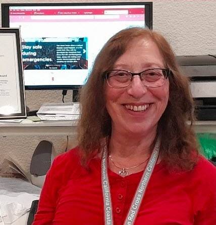 Red Cross volunteer Sheryl Calija.