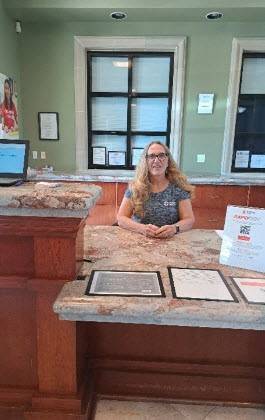 Red Cross volunteer Beverly Bernhardson.
