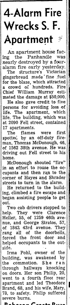 clippings from 1957 newspaper