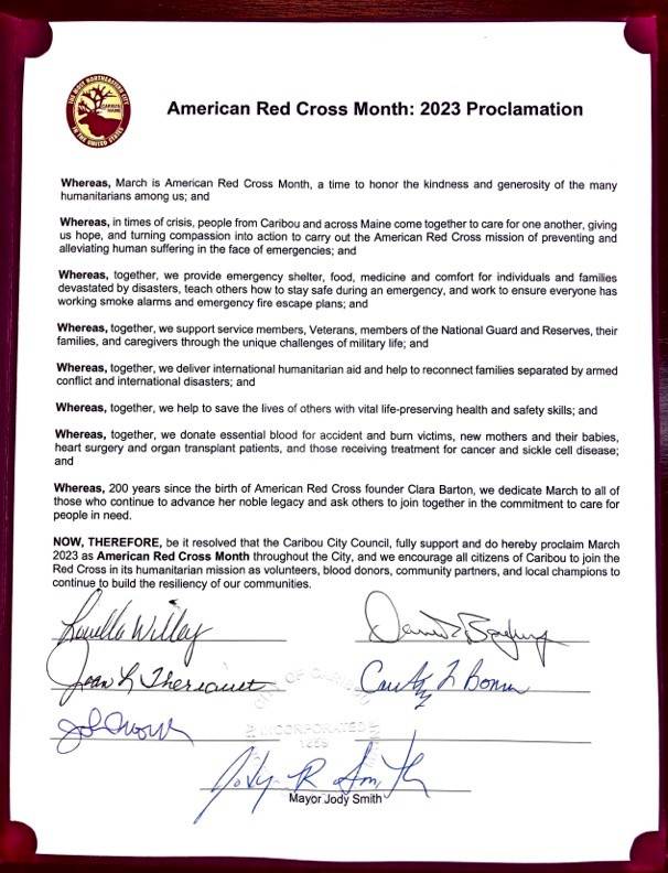 image of a proclamation 
