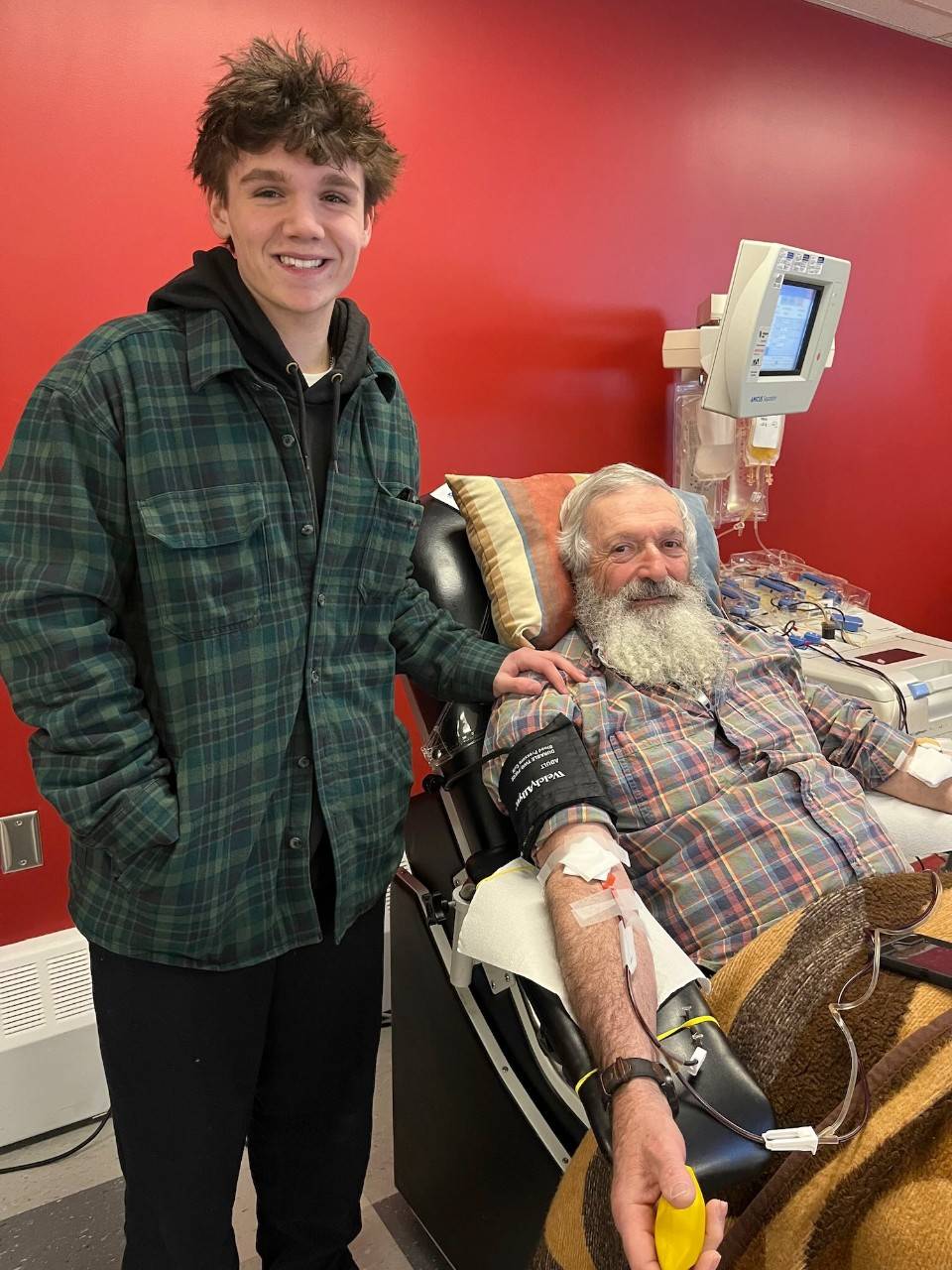 Lee Steele and his grandson Donnie Graham 