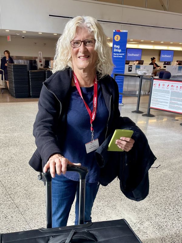 ruth lanthrop at airport