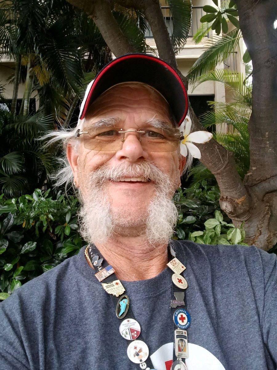 Red Cross Volunteer Raybo Frank