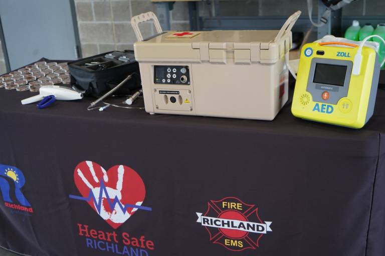 These are some of the tools used to store and provide life-saving blood to patients headed to the hospital. 