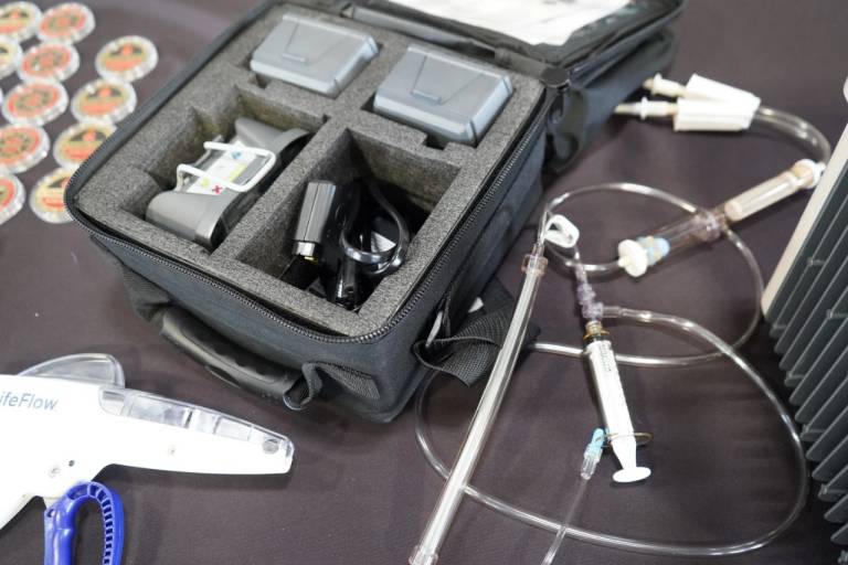 These are some of the tools used to store and provide life-saving blood to patients headed to the hospital. 