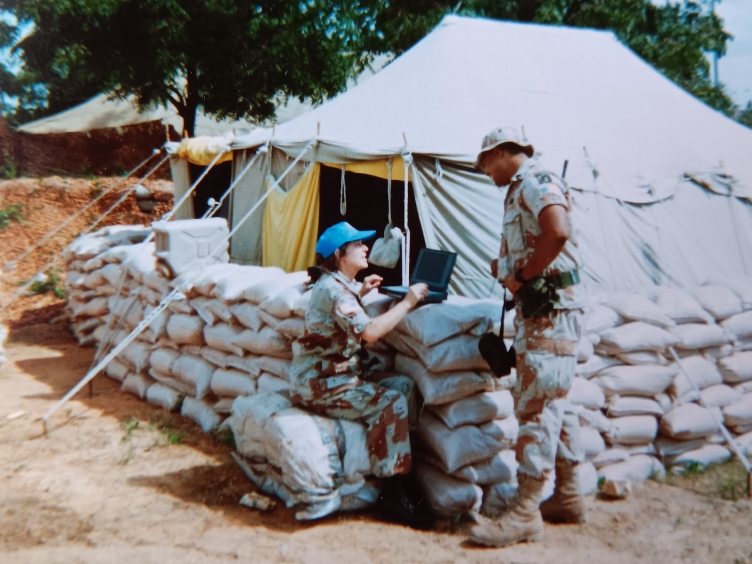 Susan Langfitt deployed overseas