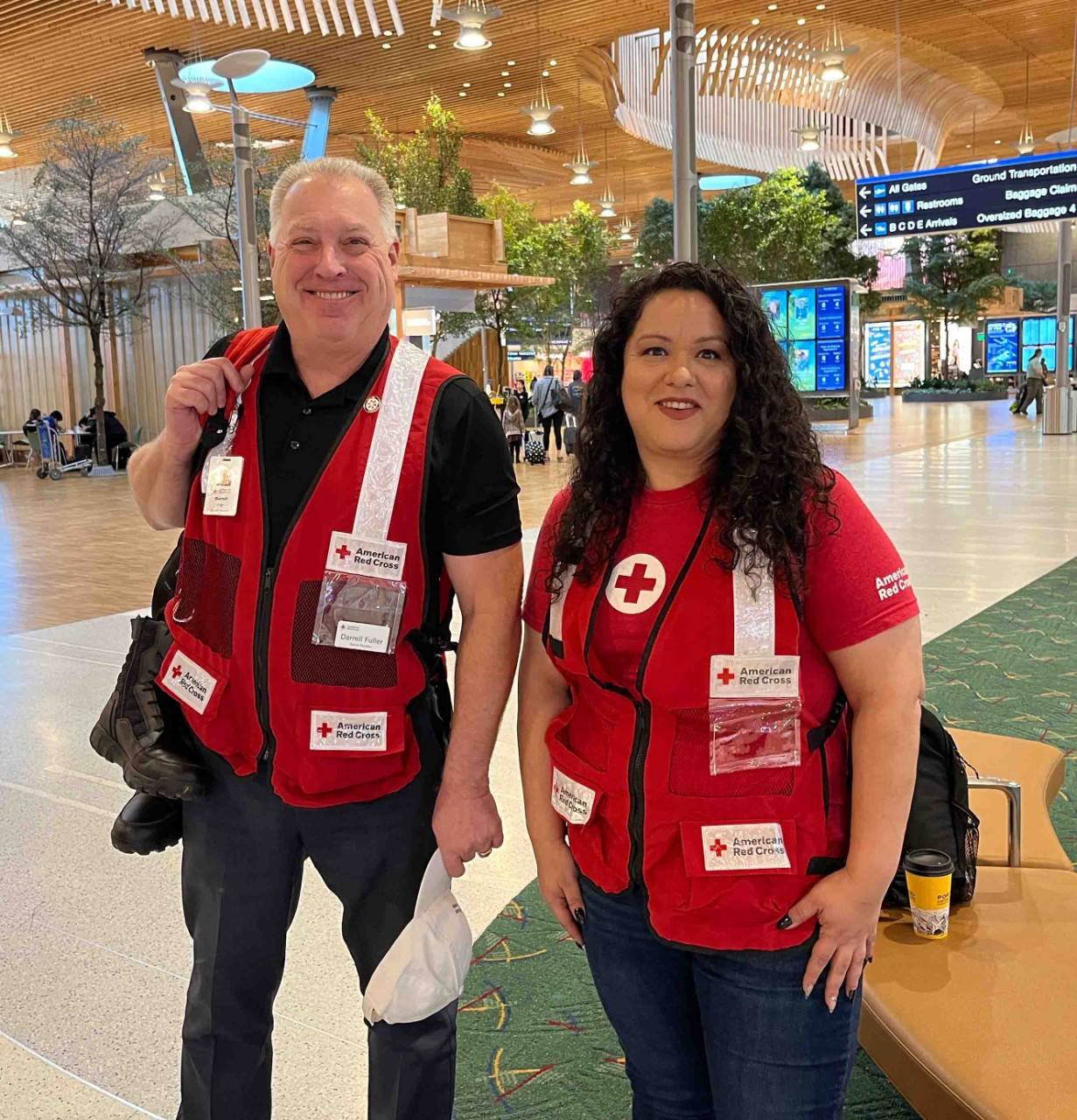 Volunteers Darrell Fuller