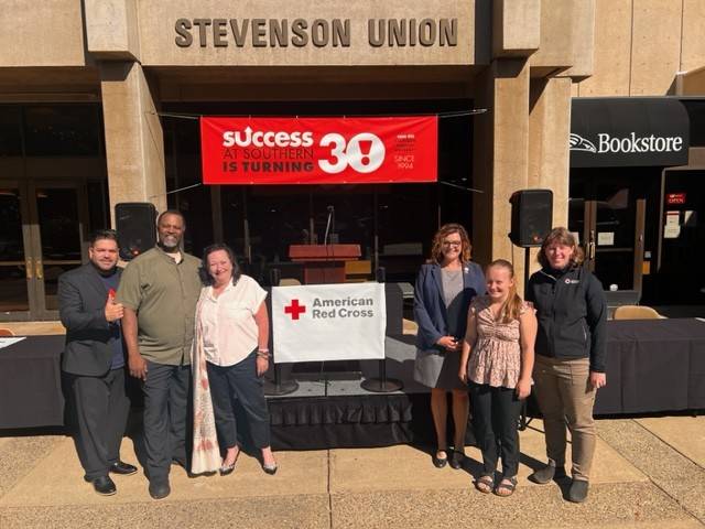 American Red Cross Members with University Representatives