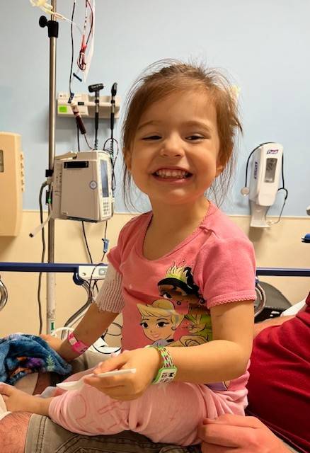 Emmi shows off her bright smile