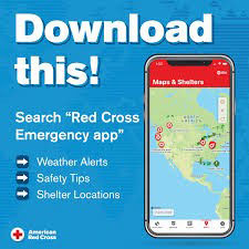 picture of Red Cross Emergency app.