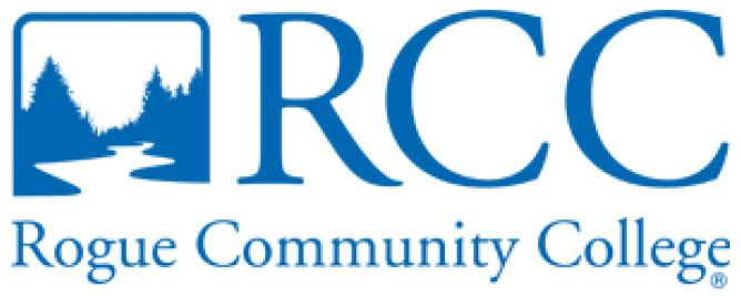 Rogue Community College logo.