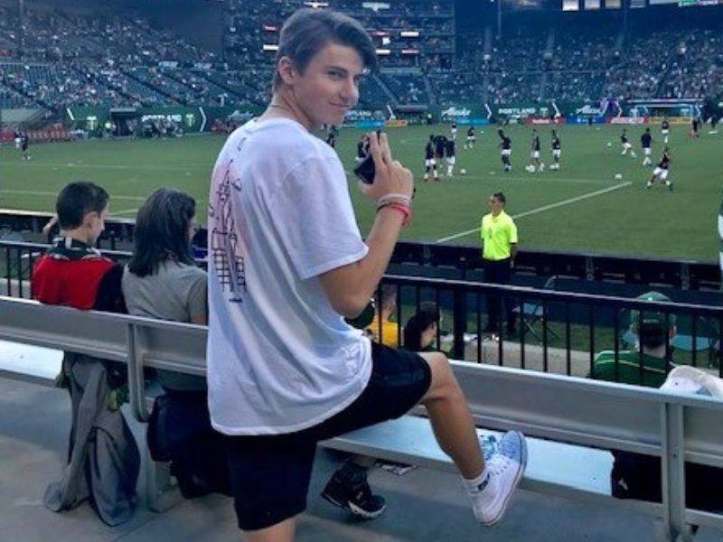 eli at soccer game