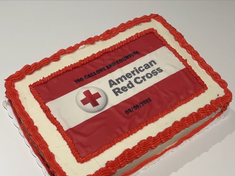 red cross cake