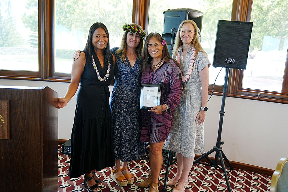 Piha Wellness and Healing team group photo at a Red Cross event.