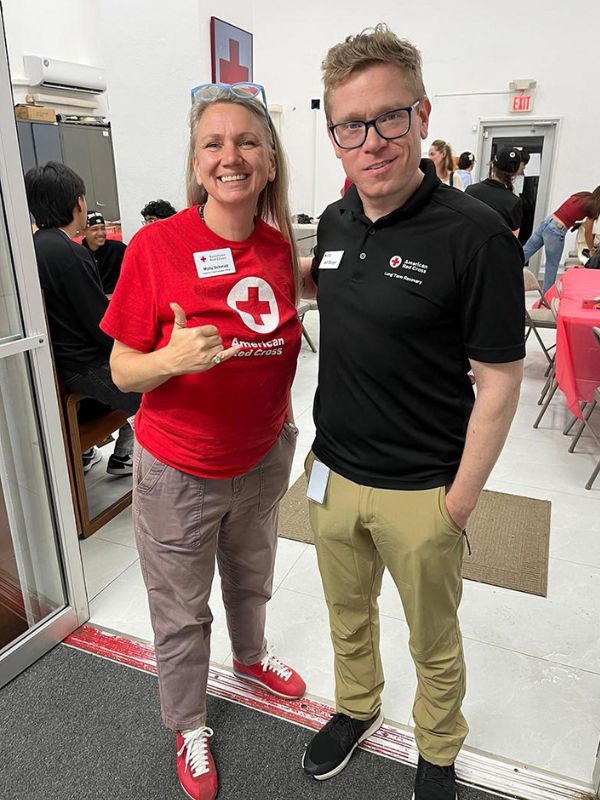 jeff and red crosser