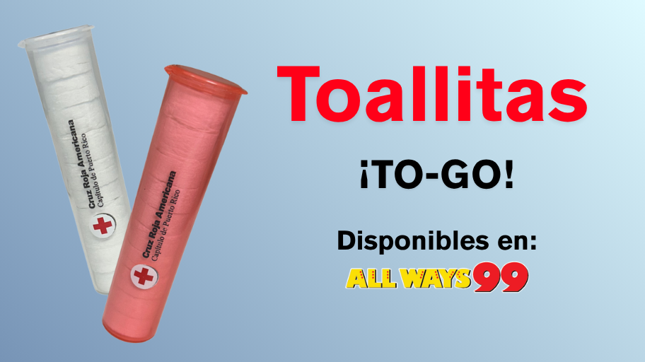 Tubitos de la Cruz Roja a la venta en las tiendas All Ways 99