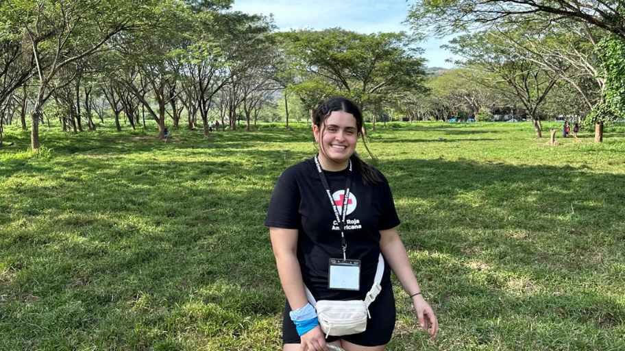 Dianne Estévez participó del Campamento Anual Coatí de la Cruz Roja Costarricense en enero de 2025. 